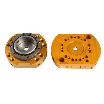 OEM Customized Professional Precision Aluminum Anodizing JIS ISO 9001 Metal Spare Part CNC Machining Part Industrial Robot Flange