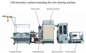 Well Known Teng Sheng Fine Wire Drawing Machine with Continuous Annealer &amp; Automatic Bobbin Exchanger