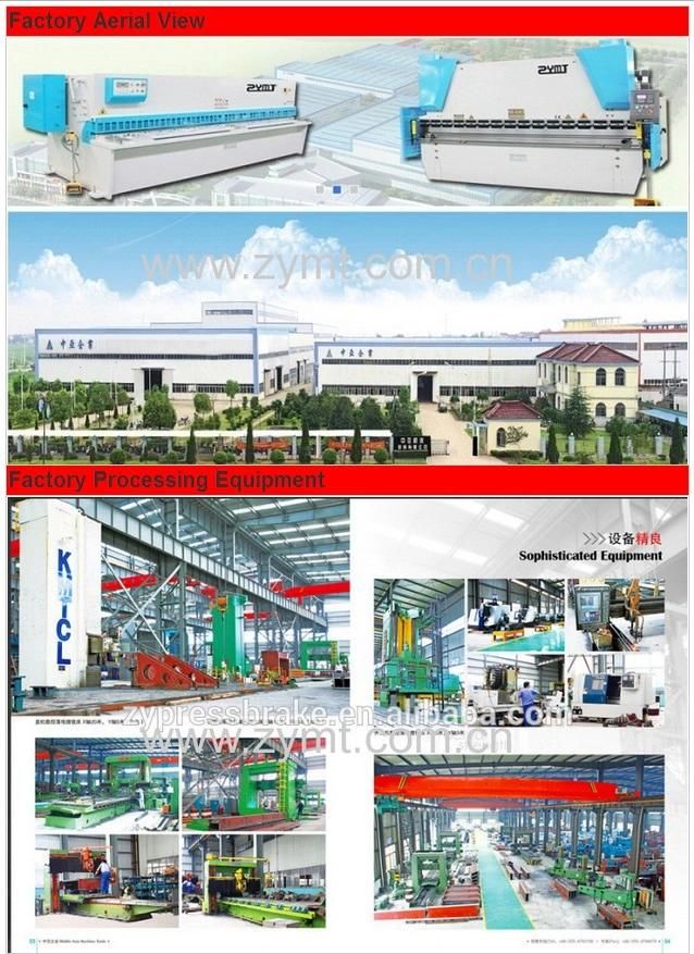 High-Precision Hydraulic Guillotine Shearing Machine (zys-13*6000) with Ce and ISO9001 Certification/ Hydraulic Swing Beam Shearing Cutting Machine
