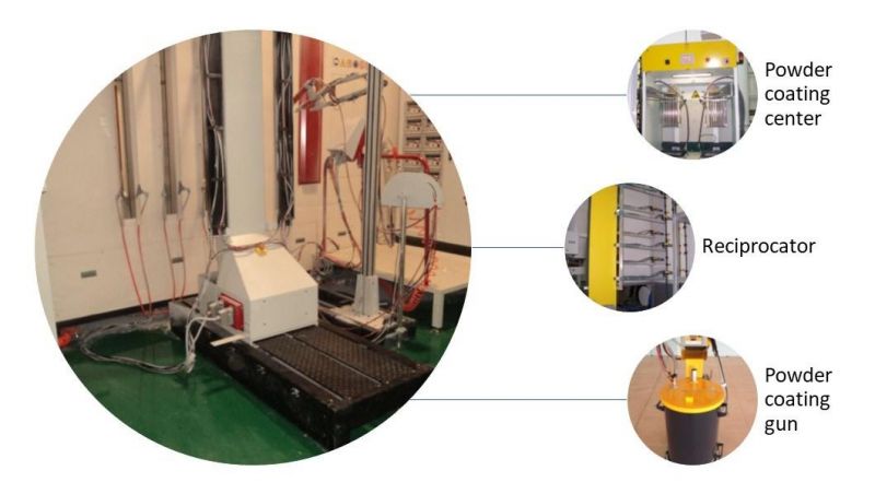 SS304 Stainless Steel Powder Coating Machine Gun for Fence