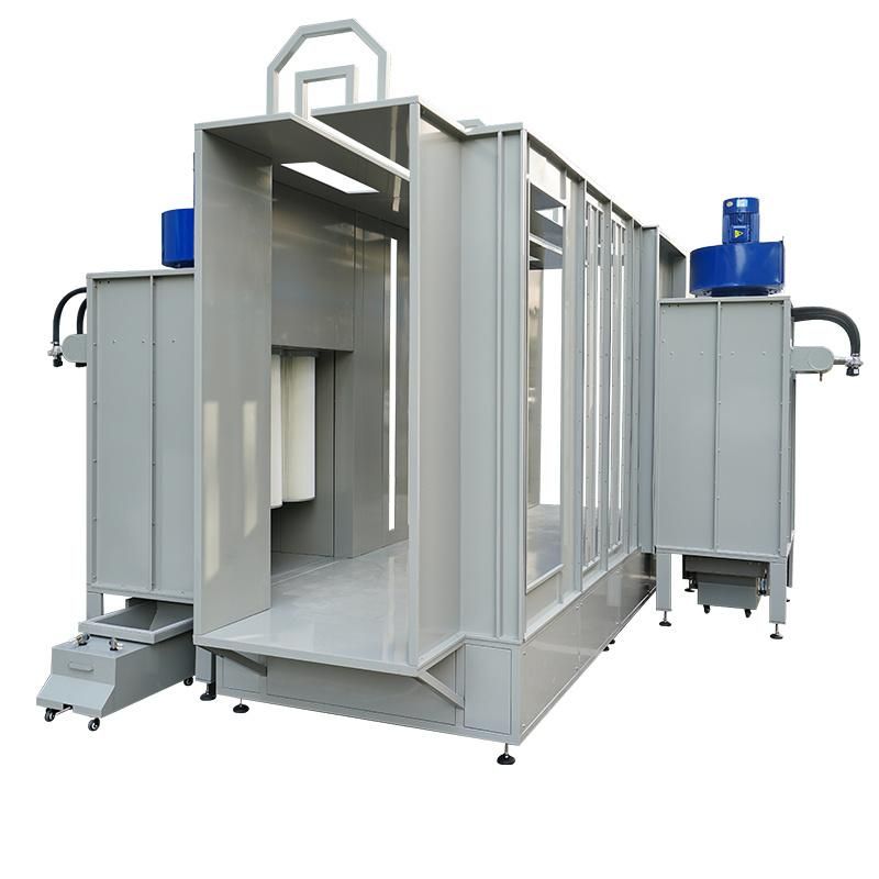 Electrostatic Tunnel Powder Coating Spray Filter Booth for Metal Surface Finishing