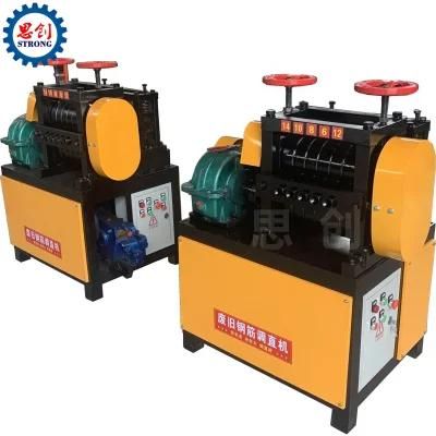 Low Cost 6-25mm Wasted Steel Straighten Machine Scrap Bar Straightening Machine