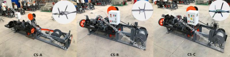 Fully Automatic Double Wire Twist Barbed Wire Making Machine