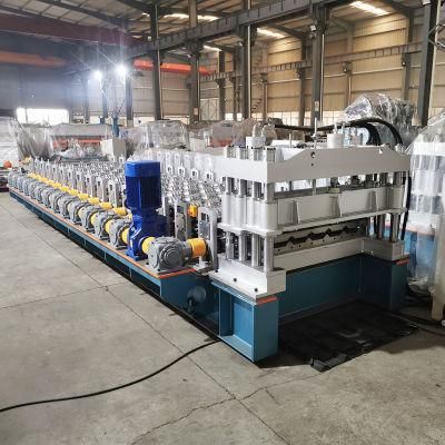 High Speed Glazed Step Tile Sheet Roofing Roll Forming Making Machine Steptiles Wall Panel Machine Construction Machinery