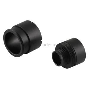 Customized Black Anodizing Threaded CNC Machining Turning Spare Parts