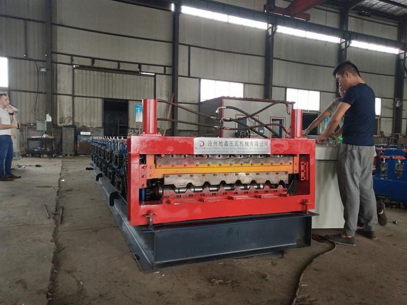 Hydraulic Color Steel Tile Double Layer Roll Forming Machine