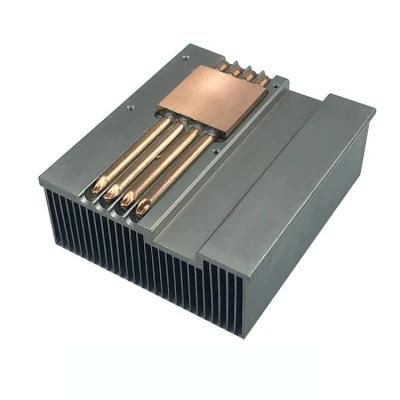 High Power Dense Fin Aluminum Heat Sink for Radio Communications and Apf and Svg and Power and Inverter and Electronics and Welding Equipment