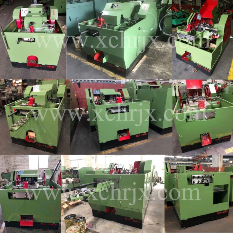 Full Cover Screw Header Metal Forging Machine, Screw Bolt Threading Machine