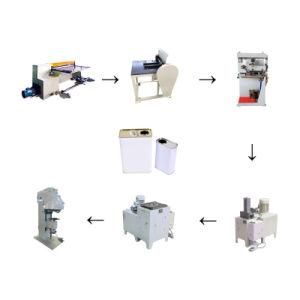 1-4L Square Tin Can Making Machine Semi-Automatic Production Line