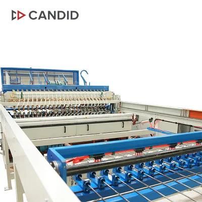 Fully Automatic Crimped Wire Mesh Weaving Machine Steel Wire Welding Equipment Supplier for Construction Work with CE Certificate