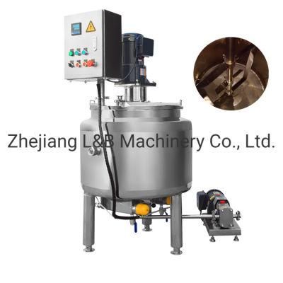 Price of Hot Sale Industrial Fluid Mixing and Blending Soap Making Machine Stainless Steel Glue Heated Tank