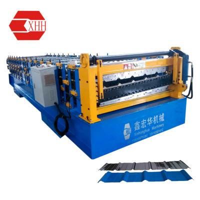 Yx13.7-145.8-875 Roof Sheet Metal Tile Forming Machine