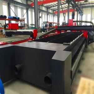 Automatic Fabric Advertising Fiber Laser Cutting Engraving Machine (TQL-MFC2000-3015/TQL-MFC1000-3015)