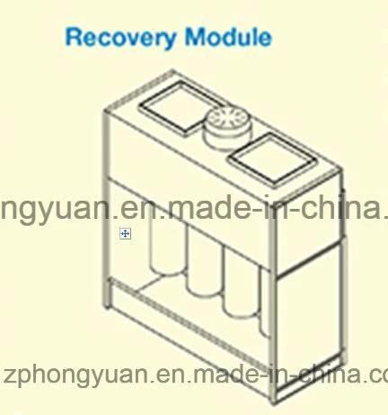 Automatic Powder Coating Booth with Large Cyclone Powder Recovery System