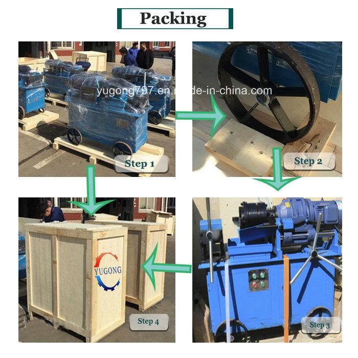 Portable Cold Used Making Steel Bar Rebar Rib Peeling Parallel Thread Rolling Machine