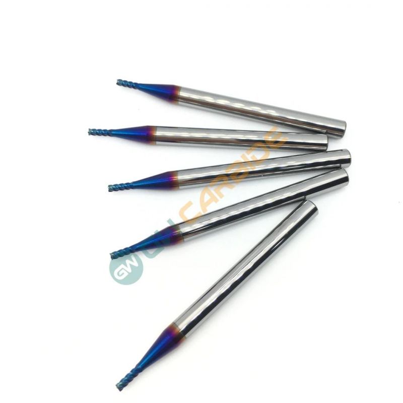 Gw Carbide - Tungsten Carbide End Mills in Sub-Micron Grain Size Micro End Mill