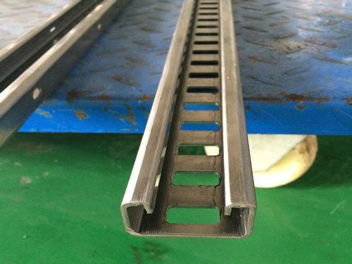 Galvanized Perforated Steel Cable Tray Ladder Type Roll Forming Machine
