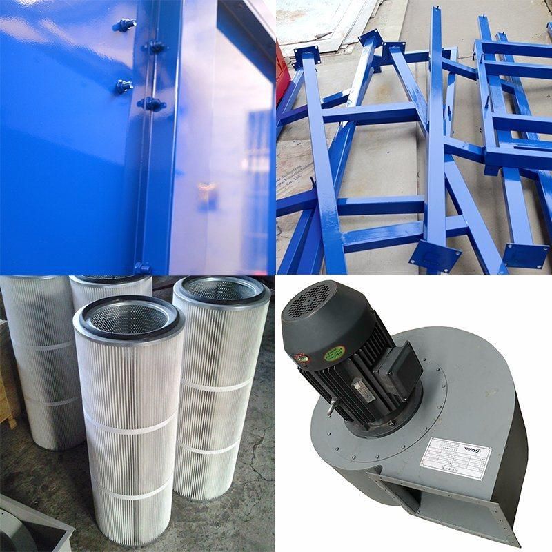 2022 Low Cost Electrostatic Powder Spray Coating Filter Booth System
