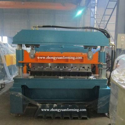 34 Stations Mexico Type Decking Floor Roll Forming Machine with PLC