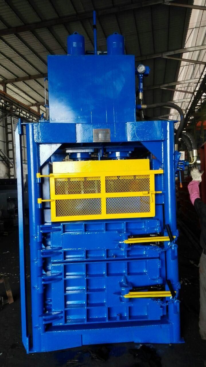 Hydrulic Vertical Baler for Waste Paper Plastic Metal Scrap