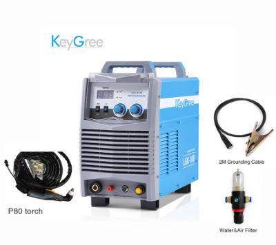 KeyGree High-Quality 3p 220V 380V DC IGBT CNC Cut-100A Cutting Machine Industrial Inverter Air Plasma Cutter (LGK-100)