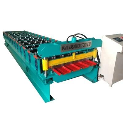 Africa 840 Ibr Trapezoid Roof Roll Forming Machine Metal Roof Tile Making Machinery