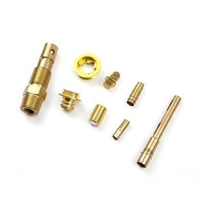 Metal Brass CNC Turning Fitting and Tube Part for Industry