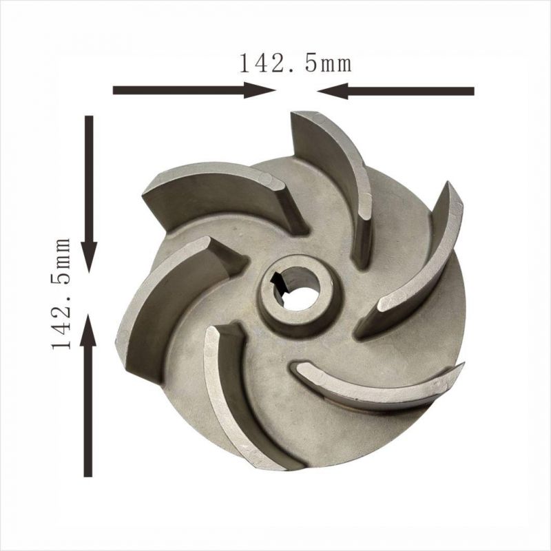OEM Pump Impeller Parts Grey Iron Casting for Machinery Parts