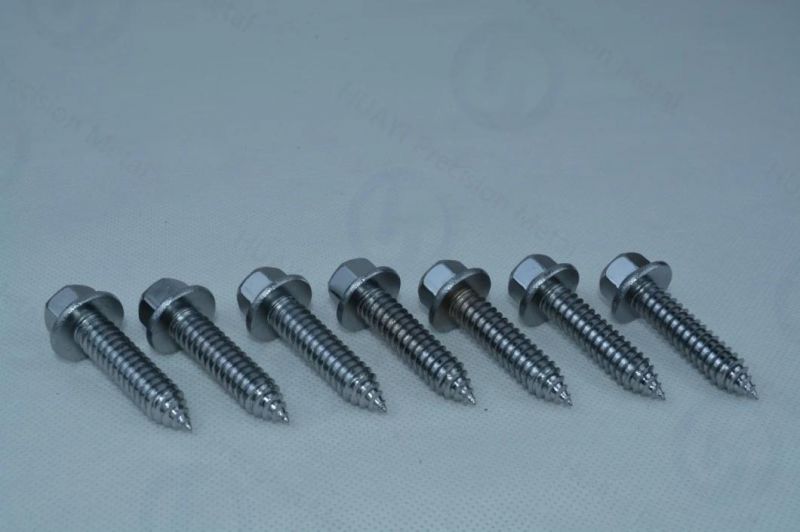 Stainless Steel Screw Customized Galvanised Metal Hexagon Self Drilling Screw