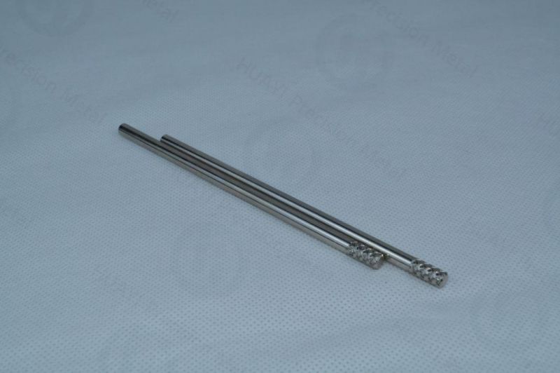CNC Turning Customized Stainless Steel Worm-Wheel Shaft with Thread