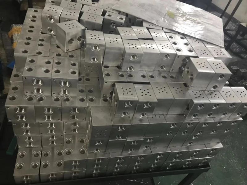 CNC Machining Cetop 3 Aluminum Hydraulic Manifolds