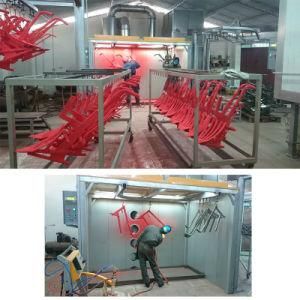 Walk in Manual Powder Coating Spray Painting Coat Booth for Heat Sinks/Car Rims/Doors