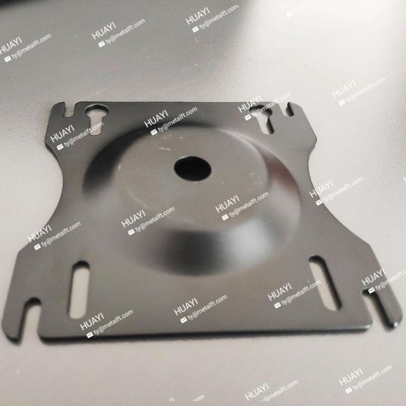 Custom Black Steel Sheet Metal Stamping Parts Laser Cutting Parts