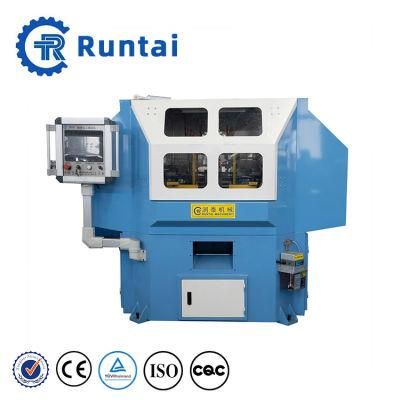 Rt-80fa 45 Degree Deburring External Electric Double Head Automatic Steel Pipe Chamfering Machine