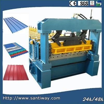 Glazed Roofing Tile Cold Roll Forming Machine