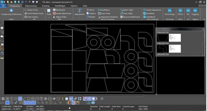 CNC Portal Plasma Metal Cutting Machine with Auto Nesting Software