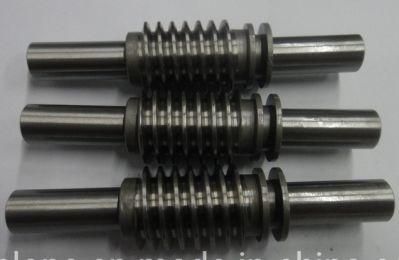 CNC Machining Customized Transmission Worm Gear Shaft/Universal Shaft/Shaft Joint/Motor Shaft/Elevator Shafts