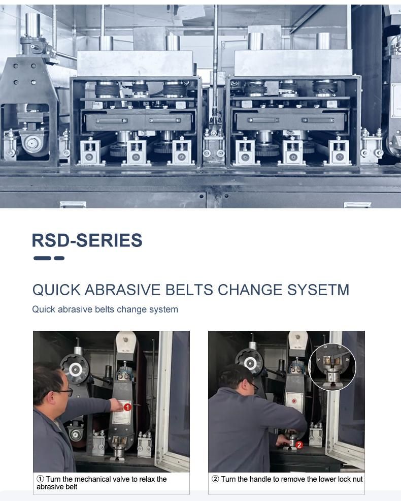 Durable Four-Column Synchronous Lifting Automated Deburring and Edge Rounding Machine