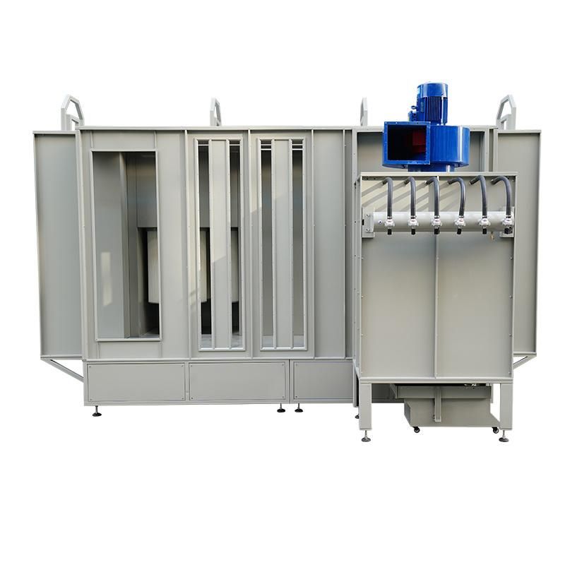 Electrostatic Tunnel Powder Coating Spray Filter Booth for Metal Surface Finishing