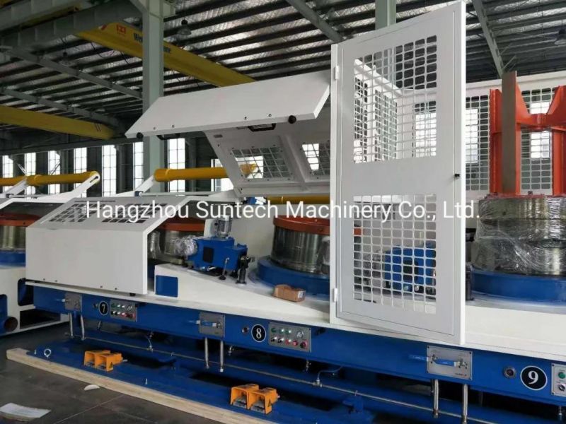 China Hot Sale Wet Type Copper / Aluminum / Galvanized Brass Cable Wire Drawing Machine with Annealer