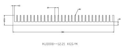 Aluminum Heat Sink for Control Cabinet and Apf and Svg and Power and Inverter and Electronics and Welding Equipment