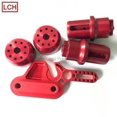 CNC Milling Machining Parts Red Anodized Aluminum Parts Factory Price