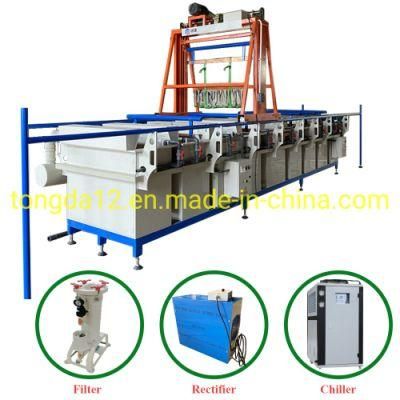 Tongda11 Aluminum Anodizing Machine Hang Electroplating Line Customized Electroplating Equipment