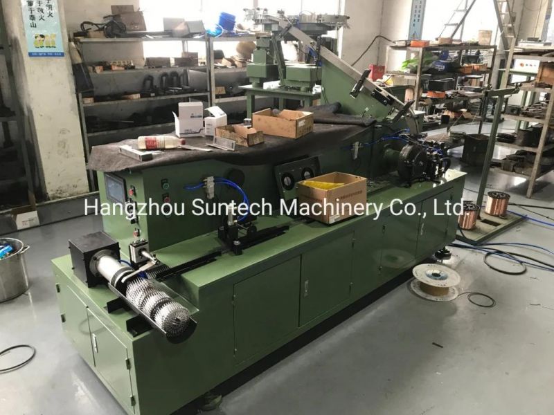 Coil Mails Strip Nails Making Machine by Welding Wire Paper and Plastic Strip