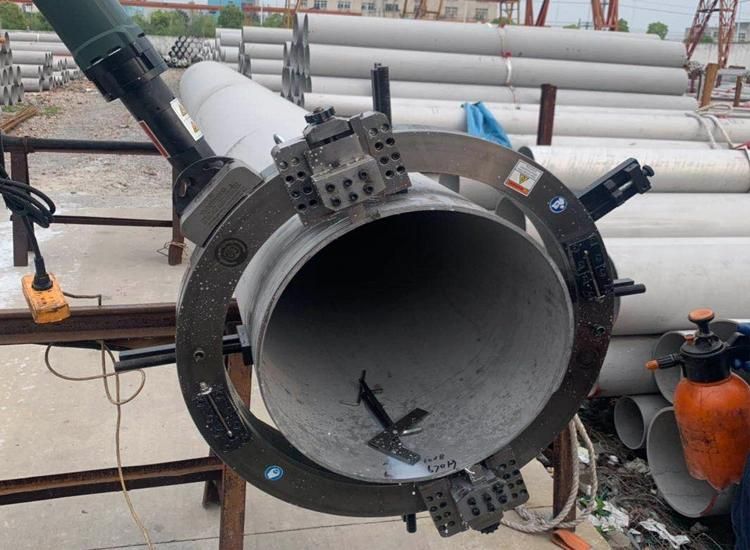 Orbital Split Frame Pipe Cutting and Beveling Machine Cold Cutter