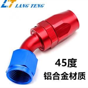 OEM Aluminum An10-180&Deg PTFE Hose End Joint Connector for Auto Oil Cooler