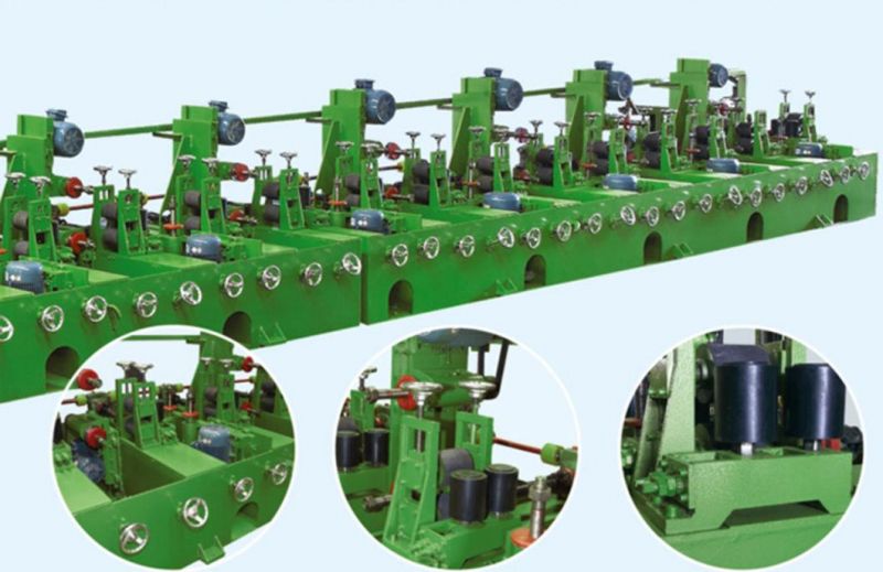 Yj-10 Wheel Big Head Tube Vertical Auto-Press Square Pipe Polishing Machine Customized Round Pipe Grinding Machine