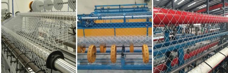 Diamond Wire Mesh Chain Link Fence Net Making Machine