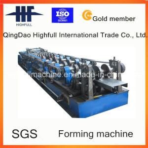 Cr12 Mould Steel Purlin Roll Forming Machine with Automatic Cutting