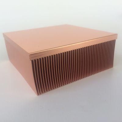 Skived Fin Heat Sink for Svg and Welding Equipment and Apf and Power and Inverter and Charging Pile